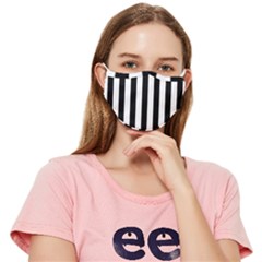 Stripes Geometric Pattern Digital Art Art Abstract Abstract Art Fitted Cloth Face Mask (adult) by Proyonanggan