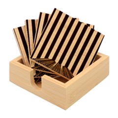 Stripes Geometric Pattern Digital Art Art Abstract Abstract Art Bamboo Coaster Set by Proyonanggan
