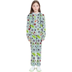 Seamless Pattern With Viruses Kids  Tracksuit by Apen