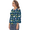 Cute Babies Toys Seamless Pattern Cut Out Wide Sleeve Top View2