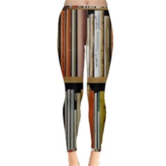 Book Nook Books Bookshelves Comfortable Cozy Literature Library Study Reading Reader Reading Nook Ro Inside Out Leggings by Maspions