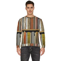 Book Nook Books Bookshelves Comfortable Cozy Literature Library Study Reading Reader Reading Nook Ro Men s Fleece Sweatshirt by Maspions