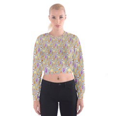 Halloween Candy Cropped Sweatshirt by Askadina