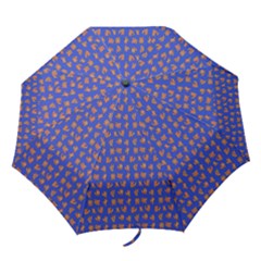 Cute Sketchy Monsters Motif Pattern Folding Umbrellas by dflcprintsclothing