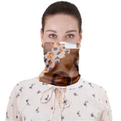 Bohemian Digital Minimalist Boho Style Geometric Abstract Art Face Covering Bandana (adult) by Maspions