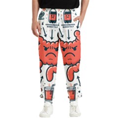 Health Gut Health Intestines Colon Body Liver Human Lung Junk Food Pizza Men s Elastic Waist Pants by Maspions