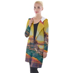 Pretty Art Nice Hooded Pocket Cardigan by Maspions