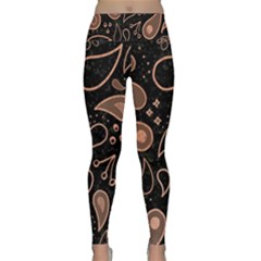 Background Beautiful Decorative Wallpaper Decor Backdrop Digital Graphic Design Trends Unique Style Lightweight Velour Classic Yoga Leggings by Bedest