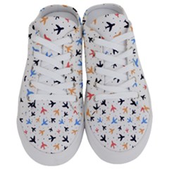 Airplane Pattern Plane Aircraft Fabric Style Simple Seamless Half Slippers by Bedest
