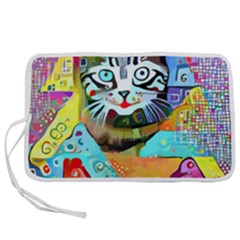 Kitten Cat Pet Animal Adorable Fluffy Cute Kitty Pen Storage Case (l) by Maspions
