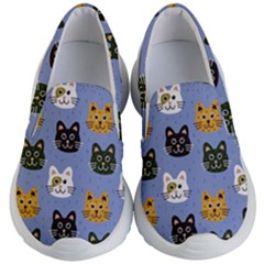 Cat Cat Background Animals Little Cat Pets Kittens Kids Lightweight Slip Ons by Maspions
