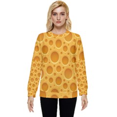 Cheese Texture Food Textures Hidden Pocket Sweatshirt by nateshop