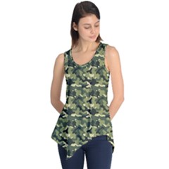 Camouflage Pattern Sleeveless Tunic by goljakoff