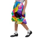 bring colors to your day Kids  Ruffle Flared Wrap Midi Skirt View2