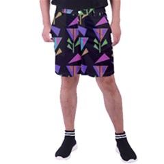 Abstract Pattern Flora Flower Men s Pocket Shorts by Maspions