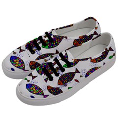 Fish Abstract Colorful Men s Classic Low Top Sneakers by Maspions