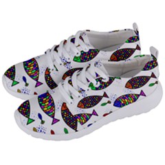 Fish Abstract Colorful Men s Lightweight Sports Shoes by Maspions