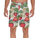 Strawberry-fruits Men s Beach Shorts View1