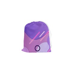 Colorful Labstract Wallpaper Theme Drawstring Pouch (xs) by Apen