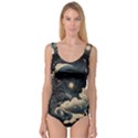 Starry Sky Moon Space Cosmic Galaxy Nature Art Clouds Art Nouveau Abstract Princess Tank Leotard  View1