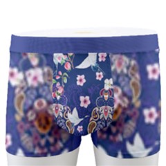 Japan Blue Men s Boxer Briefs by NiOng