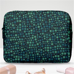 Squares Cubism Geometric Background Make Up Pouch (large) by Maspions