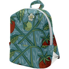 Spring Time Zip Up Backpack by AlexandrouPrints