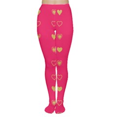 Illustrations Heart Pattern Design Tights by Maspions