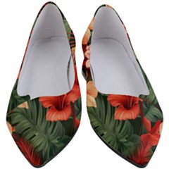 Tropical Flower Bloom Women s Block Heels  by Maspions