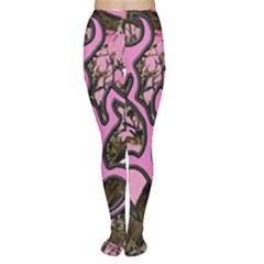 Pink Browning Deer Glitter Camo Tights by Maspions