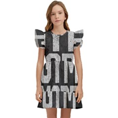 Gym Mode Kids  Winged Sleeve Dress by Store67