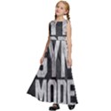 Gym mode Kids  Satin Sleeveless Maxi Dress View2