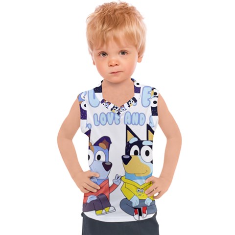 Stumpfest Bluey Kids  Sport Tank Top by avitendut