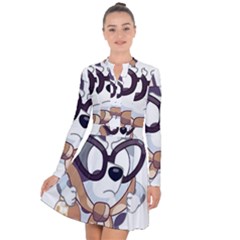 Bluey Christmas Long Sleeve Panel Dress by avitendut