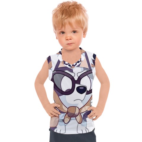 Bluey Funny Kids  Sport Tank Top by avitendut