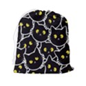 Cat Pattern Pet Drawing Eyes Drawstring Pouch (2XL) View2