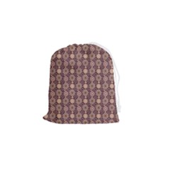 Mandala Flower 1 Mandala Flower  Drawstring Pouch (small) by DinkovaArt