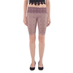 Mandala Flower 1 Mandala Flower  Yoga Cropped Leggings by DinkovaArt