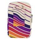 Angles Design Pattern Retro Belt Pouch Bag (Large) View2