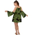 Background Pattern Leaves Texture Boho Dress View2