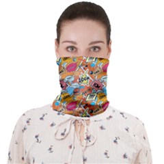 Pop Culture Abstract Pattern Face Covering Bandana (adult) by designsbymallika
