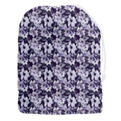 Purple Roses 1 Purple Roses Drawstring Pouch (3xl) by DinkovaArt