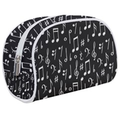 Chalk Music Notes Signs Seamless Pattern Make Up Case (medium) by Ravend