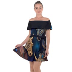 Schwarz Dg9jyfkze1mwpbzobw7q--1--fzuss 6 9444x (1) Off Shoulder Velour Dress by 2607694a