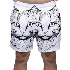 Cat - Artistic Paper Cut Men s Shorts by 2607694c