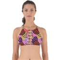 Abstract Circles Background Retro Perfectly Cut Out Bikini Top View1
