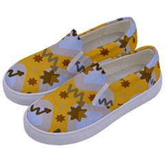 Art Pattern Design Background Kids  Canvas Slip Ons by Proyonanggan