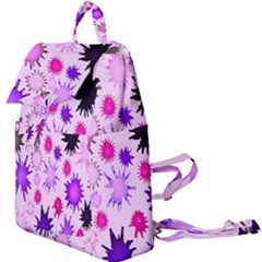 Inks Drops Black Paint Design Buckle Everyday Backpack by Hannah976