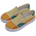 Square Cube Shape Colourful Kids  Canvas Slip Ons View2