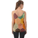 Abstract Hex Hexagon Grid Pattern Honeycomb Chiffon Cami View2
